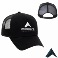 Topi Pria Bordir Outdoor Gunung Jaring Hat Pria Wanita Bordir Eiger