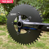 PASS QUEST 110BCD 5 Claw Closed Disc Round Oval Road Bike Narrow Wide Chainring 48T 50T 52T 54T 56T 58T Folding Bike Chainwheel