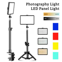 SH 6 inch LED Video Light For Live Streaming Photo Studio Light Panel Photography Dimmable Flat-panel Fill Lamp 3300-5600K