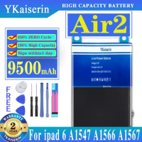 9500mAh Battery For Apple iPad 6 Air 2 A1566/A1567/A1547 Li-polymer Tablet Bateria IPad6 Air2 Batteries + track code
