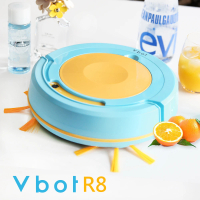 【Vbot】二代R8果漾機 自動返航智慧型掃吸擦地機器人(霜橙蘭姆)