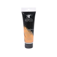 เอส ที อาร์ต  สีอะคริลิคมุกหลอด 302-03/07J สีทองเข้ม 120ML