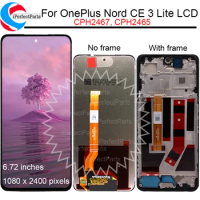6.72'' For OnePlus Nord CE 3 Lite LCD CPH2467, CPH2465 Display Touch Panel Screen Digitizer For OnePlus Nord CE3 Lite LCD