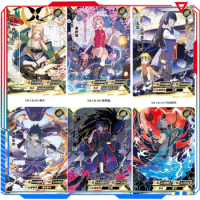 Naruto CR Cards All Set Hinata Madara CR Senju Tsunade Ino Anime Collection Card Toys for Boys Christmas Gift for Children