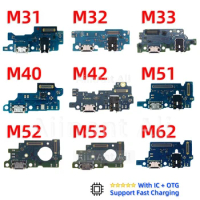 AiinAnt Dock USB Charger Connector Charging Port Flex Cable For Samsung Galaxy M30 M30s M31 M31s M32 M33 M40 M42 M51 M52 M53 M62