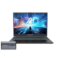 500G外接硬碟★【GIGABYTE 技嘉】16吋 i7 RTX4060電競筆電(G6 KF-H3TW854KH/i7-13620H/165Hz/16G/1TB/W11)