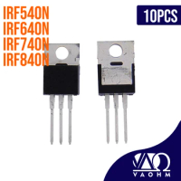 10PCS IRF540N IRF640N IRF740N IRF840N TO-220 MOSFET