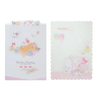 【Kamio】三麗鷗 半透明塑膠墊板 Hello Kitty50週年