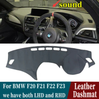 Leather Dashmat Dashboard Cover Pad Dash Mat Carpet Car-Styling accessories For BMW 1 2 Series F20 F21 F22 F23 116 118I 218 220I