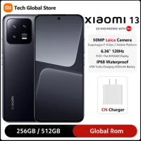 Global Rom Xiaomi Mi 13 5G Smartphone 50MP Leica Camera 6.36" 120Hz AMOLED Display IP68 Waterproof 67W Turbo Charging MIUI 14