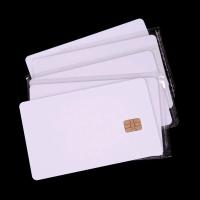 Baru 5 pcs ISO pvc ic dengan sle4442 cip kad pintar kad pengenalan kad keselamatan putih