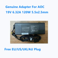 Genuine 19V 6.32A 120W 5.5x2.5mm GA120SD1-19006320 Power Supply AC Adapter For AOC Monitor Charger