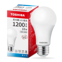 【TOSHIBA 東芝】8入組 星光耀 10W LED燈泡 晝光色