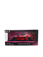 รถของเล่น Chevrolet Corvette C8 สีแดง