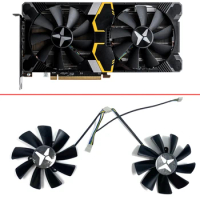 NEW 100MM 4PIN Cooling Fan GAA8S2U 0.46A 12V RX590 GPU FAN For DATALAND RX580 RX 590 GME 8G Graphics Card Fan Replacement