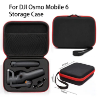 For DJI Osmo 6 Portable Bag DJI OM6 Handheld Gimbal Tripod Magnetic Clip Storage Bag for DJI Osmo Mobile 6 Accessories Case