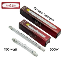 Bohlam lampu halogen 150W | 500W SHIGEN lampu Halolite Sokle