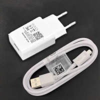 5V 2A EU Plug USB Adapter Mobile Phone Wall Charger For OPPO A12 A15 A1K A5 A9 A7 A8 F9 F11 Pro Samsung A7 2018 Micro USB Cable