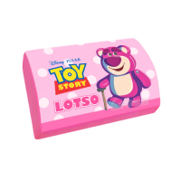 【享夢城堡】MIT卡通記憶午安枕30x20cm(迪士尼玩具總動員TOY STORY 熊抱哥 HIHI-粉)