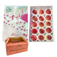 【WANG 蔬果】日本和歌山水蜜桃6顆x1盒(260g/顆 禮盒組/空運直送)