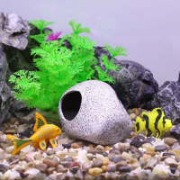 A Like  UXCELL Fish Tank Hideaway Rock Cave Ceramic Aquarium Decoration Fish Shrimps Shelter Pet Pot