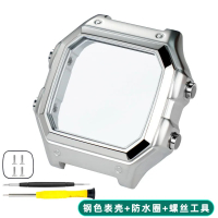 For Casio AE1200 AE1300 Watchband Metal case stainless steel modified Watch front cover Waterproof r
