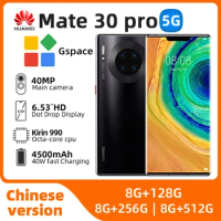 HUAWEI Mate 30 Pro Smartphone Harmony 6.53 inch 4G/5G Network 32MP+40MP Camera Mobile phoes 128GB/256GB ROM used phone