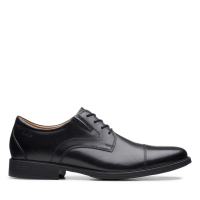 【Clarks】男鞋 Whiddon Cap 寬楦設計橫飾德比鞋 皮鞋(CLM52912D)