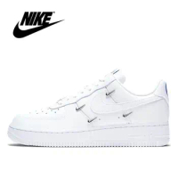 Hot Sale Nike-Air Force 1 07 one Low Top LX White Black Lightweight Outdoor Women Men Skateboarding Shoes Sneakers 36-45 OA