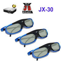 Active Shutter Rechargeable 3D Glasses Support 96HZ/120HZ/144HZ For XGIMI Z4X Z5 H1 JmGo G1 G3 X1 BenQ Acer &amp; DLP LINK