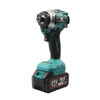 21VBrushless Cordless Electric Effects Driver Impact Wrench Battery Screwdriver Brushless Electric Compatible with Makita socket