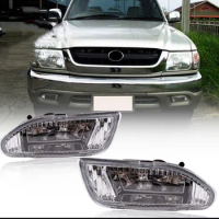 JanDeNing Car Fog Lights Replacement for Toyota HILUX Tiger 2003 2004 Front Fog Lights Bumper Lamps Kit