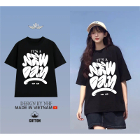 Áo Thun form rộng \ NewDay \" cotton giữ form & thấm hút"