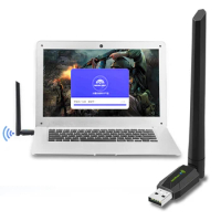 650Mbps USB WiFi Adapter with Antenna Dual Band 2.4G 5Ghz USB WiFi Receiver WiFi Dongle Adapter for Windows XP/7/8/8.1/10/11
