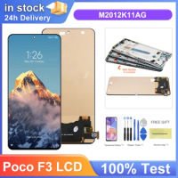 tft Poco F3 Display Screen, for Xiaomi Poco F3 M2012K11AG LCD Display Touch Screen Digitizer with Frame for Poco F3 Replacement