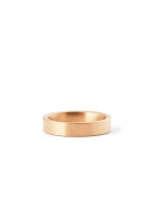 Daniel Wellington Line Ring Brushed Rose Gold 4.5mm - Unisex Ring for women and men stainless steel 