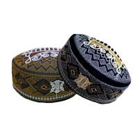peci songkok Malaysia motif sultan Aceh bordir komputer isi 20 pcs