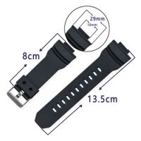 watch strap for Casio g-shock straps watch accessorise GA-150/200/201/300/310/GLX series tpu soft watchband Wristband Belt
