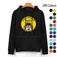 In Case Of Emergency Feed With Marmite Pure Cotton Hoodie Sweater 24 Colors Case Emergency Feed Marmite Funny Rich Vitamins 100