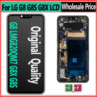 Original Display For LG G8 G8s G8x LCD Display Screen Framed Display With Fingerprint For LG G8S ThinQ G8X LCD