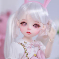 bjd doll 6 points doll sd rabbit ear hair accessories high-grade resin doll handmade 1/6 bjd bjd doll