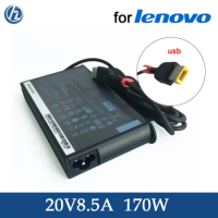 Genuine 170W Slim Tip AC Adapter Power Supply For Lenovo Legion Slim 5 14APH8 Laptop Charger 20V 8.5A