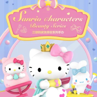 Genuine Sanrio Beauty Series Blind Box Hello Kitty Cinnamoroll My Melody Figures Model Toys Surprise Box Girls Christmas Gifts