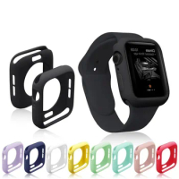 Protection Case for Apple Watch Ultra 49mm Soft Silicone Cover For iWatch series 9 8 7 6 SE 41mm 45mm 38mm 40mm 42mm 44mm Bumper