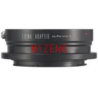 Adapter ring for ALPA lens to olympus panasonic m4/3 BMPCC GH4 GH5 GF7 GM1 GX7 GX9 GX85 GX850 EM5 EM1 EM10 G9 EPL6 camera