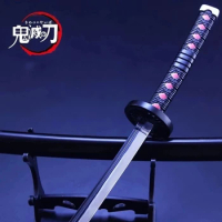 Katana Demon Slayer Sword Metal Simulation Katana Kimetsu No Yaiba Anime Manga Toys Real Katana Swords Sword Bedroom Decor