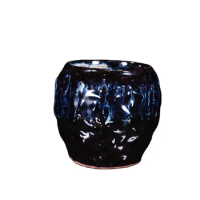 Mini ceramic flowerpot glazed bonsai pot yixing bonsai pot home decoration supply