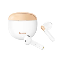 【BASEUS】倍思AirNora輕奢質感ENC降噪防水真無線藍牙耳機(白色)