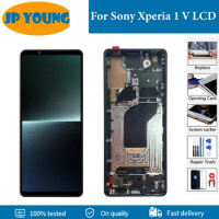 6.5"Original OLED For Sony Xperia 1 V LCD Display Touch Screen Digitizer Assembly For Sony x1V XQDQ62/B XQ-DQ72 Screen Replace