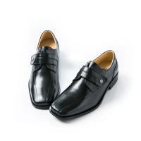 ALAIN DELON 時尚名流百搭紳士皮鞋A16002(1色 黑色)